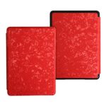 XYFCJK Paperwhite 1 2 3 Case For Kindle - (6Th 7Th Gen) 2013 2015 Smart Floral Cover, Slimshell Pu Leather Anti-Drop Waterproof Case For Dp75Sd,