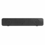 PUSOKEI Small Desktop Soundbar, Subwoofer 4D Stereo Bass Speaker with Universal 3.5mm Audio Jack Built-in Bluetooth Chip Support Bluetooth, 3-inc