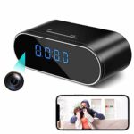 1080P Spy Camera WiFi Indoor Hidden Camera Clock Wireless Mini Home Security Camera Small Secret Camera Nanny Spy Cam Surveillance Camera with AP