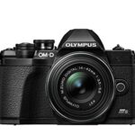 Olympus OM-D E-M10 Mark III S Micro Four Thirds System Camera Kit, 16 MP Sensor, 5-axis in body image stabilisation, 4K Video, black incl. M.Zuik
