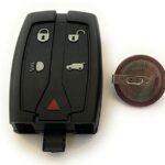 Automobile Locksmith Repair kit compatible for Land Rover Freelander 5 button remote key shell battery VL2330