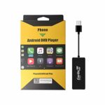 CarlinKit Wired CarPlay/Wired Android Auto Adapter for Android Radio Car, Need to install Autokit APK in the Car Radio, Support MirrorScreen/Onli