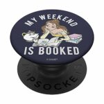 PopSockets Disney Beauty & The Beast Belle My Weekend Is Booked PopSockets PopGrip: Swappable Grip for Phones & Tablets