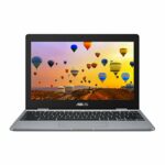 ASUS Chromebook C223NA (Grey) (Intel Celeron N3350, 4 GB RAM, 32 GB eMMC, 11.6 Inch HD Screen, Chrome OS)