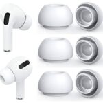 Wiki VALLEY 3Pairs Ear Tips for Airpods Pro and Airpods Pro 2 Generation,Silicone Eartips Replacement for Apple Airpods Pro EarBuds with Noise Ca