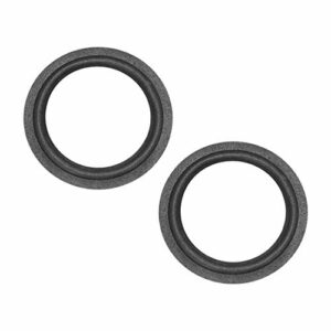 sourcing map 4.5" 4.5 Inch Speaker Foam Edge Surround Rings Replacement Part for Speaker Repair or DIY 2pcs