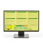 Crossbow Education 23-Inch Widescreen Monitor Overlay - Yellow