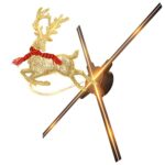 Faryuan 3D Hologram Fan Advertising Display Best for Business,Store,Shop,Holiday 51CM with Wi-Fi Hi-Resolution 1600x576 PX Holographic LED Video