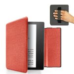 MyGadget Cover Amazon Kindle Oasis 10th Generation from 2019 & 9th Generation (2017) Magnetic Flip Case - Bookstyle Protector with Elastic Hand S
