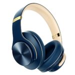 DOQAUS Bluetooth Headphones Over Ear, Wireless Headphones with Mic, 52 Hours Playtime, 3 EQ Modes, Foldable Headset with Soft Memory Protein Earp