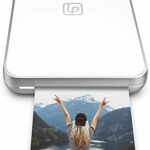 Lifeprint Ultra Slim Printer | White | Portable Bluetooth Photo, Video & GIF Instant Printer with Video Embed Technology, Editing Suite & Social