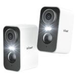 ieGeek 2K Wireless Security Camera Outdoor Colorful Night Vision, Rechargeable Battery CCTV Camera Systems, WiFi Home Security Camera, Motion Det