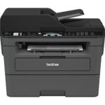 Brother MFC-L2710DN Multifunction Laser Printer 4 in 1 Black and White,Print Speed 30ppm, Wired Network Card (no WiFi),Automatic Duplex Printing,