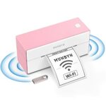MUNBYN Wi-Fi Thermal Label Printer, Wireless Label Printer 4x6 for Shipping Package Postage Small Business, Compatible with Etsy, Shopify, eBay,