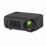 Funtasica Portable Mini Video Projector Movie Projector USB Home Theater Projector UK 220V Plug 13.5x9.7x5cm for Outdoor Courtyard, Travel, Campi