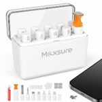 Maxsure iPhone Cleaning Kit 12 in 1, Airpods Cleaning Kit, Laptop Cleaner Kit, iPad/Phone Charging Port Cleaner Repair & Restore Tool,Multi Clean