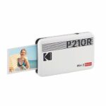 KODAK Mini 2 Retro 4PASS Portable Photo Printer (2.1x3.4") + 8 Sheets, Black Premium Quality- White