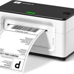 MUNBYN Bluetooth Thermal Label Printer 203DPI 4x6 for Shipping Packages Postage Address Home Small Business, Compatible with Etsy, Shopify, Ebay,