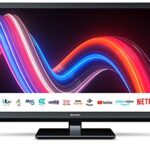 SHARP 1T-C24EE4KC2FB 24 Inch Smart TV, HD Ready LED Display with DTS Virtual X, Dolby Digital Audio Decoder, Freeview Play and Wireless Streaming