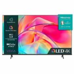 Hisense 65 Inch QLED Smart TV 65E7KQTUK - Quantum Dot Colour, 60Hz VRR, Dolby Vision, Bluetooth&HDMI, Share to TV, VIDAA Smart TV, and Youtube, F