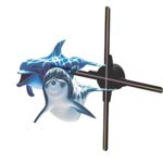 TOPS 3D Hologram Advertising Display Fan 20.5inch, WiFi, Bluetooth Speaker Added Hologram Fan with High Resolution 576 LED Beads