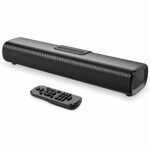 EnjoyNest Sound Bars for TV, 30 Watts Small Soundbar with Bluetooth/Optical/AUX/HDMI ARC Connection, 16 Inch Sound Bar Speakers with Remote Contr
