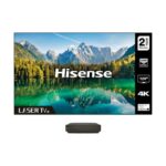 Hisense 120L5FTUK - A12 (120 inch) Laser-Projector, 4K Laser TV, UHD, HDR, Laser Technology, VIDAA Smart-TV, Alexa Built-in and Dolby Atmos