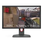 BenQ ZOWIE XL2540K Esports Gaming Monitor | 24.5 inch 240Hz XL Setting to Share | 120Hz Compatible for PS5 and Xbox Series X