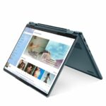 Lenovo Yoga 7 14 Inch 2.2K Glossy Laptop - (Intel Core i7-1255U, 16GB RAM, 512GB SSD, Windows 11 Home) - Stone Blue, 2 Year Premium Care Included