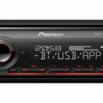 Pioneer MVH-S420DAB 1-DIN receiver with DAB/DAB+, Bluetooth, Red illumination, USB, Spotify, Pioneer Smart Sync App and compatible with Apple and