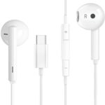 For Samsung Galaxy S21 FE/S23/S23 Ultra/S23+/S22/S22 Ultra/S22+/Z Flip 5/Z Fold 5 Headphones USB C Headphones, Type C Earphones In-Ear Wired Head