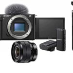 Sony Alpha ZV-E10 | Camera Body with Handgrip, Microphone & Lens