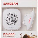Sangean PS-300 Pillow Speaker with In-line Volume Control and Amplifier (White)