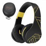 PowerLocus Bluetooth Over-Ear Headphones, Wireless Stereo Foldable Headphones Wireless and Wired Headsets with Built-in Mic, Micro SD/TF, FM for