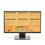 Crossbow Education 23-Inch Widescreen Monitor Overlay - Orange
