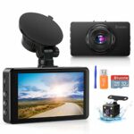 Dash Cam with 32G SD Card Dashcam Front and Rear Car Camera, 1080P Dash Camera for Cars Dashboard Camera with Night Vision, G-Sensor, WDR, Parkin
