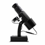 HD LED Logo Projector Light for Indoor Use, 35W Spotlight with Custom GOBO Projection Lamp for Hotel Restaurant Store Advertising Signs,Black