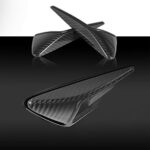 TSLAUCAY Tesla Model 3/Y Side Camera Cover 2 PCS Model 3&Y Carbon Fiber Side Camera Turn Signal Cover for Model 3/Y -2017-2023 External Protectio