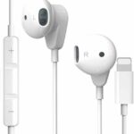 Earphones for iPhone,Headphones,In-Ear Stereo Noise Isolating Earbuds, Mic and Volume Control Compatible with iPhone 14/14 Pro/13/13 Pro/12/12 Pr