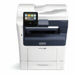 Xerox VersaLink B405dn A4 Black and White (Mono) Multifunction Laser Printer with Duplex 2-Sided Printing, White/Blue