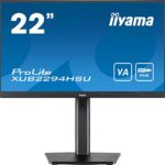 iiyama XUB2294HSU-B2 21.5 Inch VA LCD with Slim Bezel, 4ms, Full HD 1920x1080,1x HDMI,1 x DisplayPort, USB Hub, 2 x 2W Speakers, 150 mm HA Stand