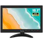 Prechen Portable Monitor 10.1 inch 1366 * 768 IPS Display with HDMI VGA, Small PC Monitor , Portable HDMI Monitor Built-in Speakers and VESA comp