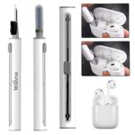 Wilbeva Cleaner Kit for Airpods, Bluetooth Earbuds Cleaning Pen for Airpods Pro 1 2 3 Samsung MI Android Earbuds, 3 in 1 Compact Multifunctional