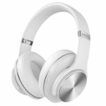 DOQAUS Bluetooth Headphones Over Ear, 90Hrs Playtime, BT5.3 Wireless Headphones with Mic, 3 EQ Mode, Foldable Headphones with HiFi Stereo Bass So