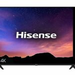 HISENSE 58A6GTUK (58 Inch) 4K UHD Smart TV, with Dolby Vision HDR, DTS Virtual X, Youtube, Netflix, Freeview Play and Alexa Built-in, Bluetooth a