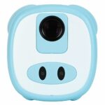 Mini Projector, Wired and Wireless Projector Screen 5.0 5G WIFI Voice Control Movie Projector with Power Adapter for Indoor Camping (UK Plug)