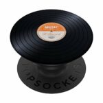 Enjoy Cool Retro Vintage Phonograph Vinyl Record Music Disc PopSockets Swappable PopGrip
