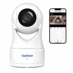 owltron W1 Smart Security Camera, 360° Pan/Tilt Motion Tracking, Intelligent Detect with APP, Baby Monitor, IR Night Vision, 2-Way Audio, Indoor