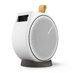 BenQ GV30 LED Portable Ceiling Projector with Rotating Angle Projection, Extra Bass Bluetooth Speaker, Android TV 10, Auto Focus, Vertical Keysto