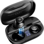 Wireless Earbuds, LavaBeans Bluetooth In-ear Headphones 126H Playback 4-Mic Noise Reduction HD Call Power Display IPX8 Waterproof Touch Control B